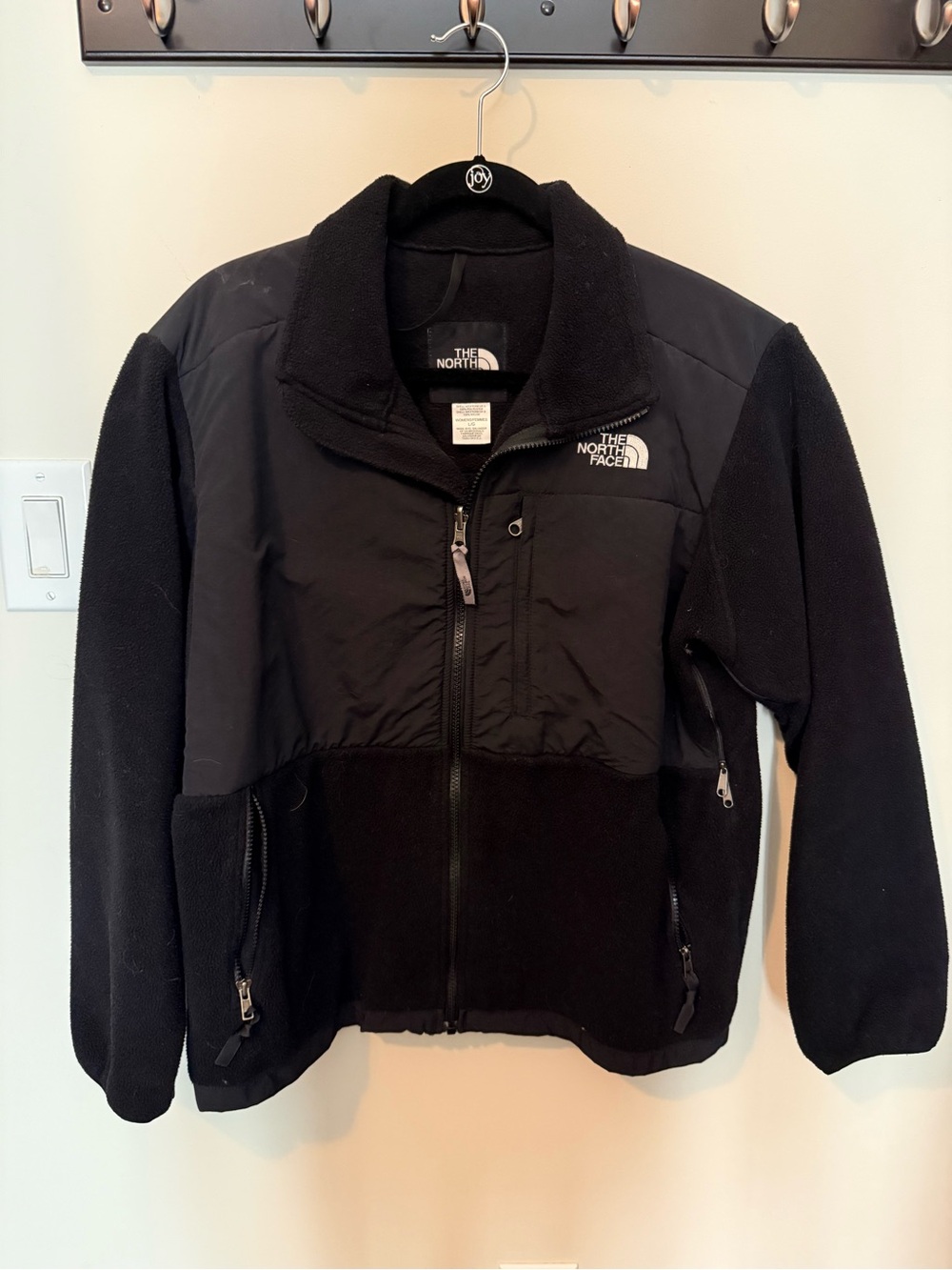 The North Face Vintage Ladies Black Puffer Fleece Jacket